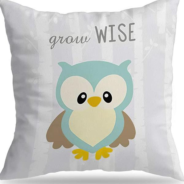 Nordic Cartoon Animal Pillow Cover Cute Printed Linen Pillow Home Ornament Sofa Car Premium Durable Quality Useful