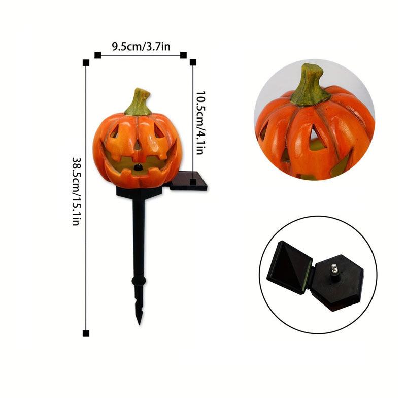 Solar Pumpkin Light for Halloween: Outdoor Garden & Courtyard Decoration