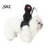Funny Animal Party Outfit Dog Halloween Costume, Grim Reaper Rider 3D Cosplay Outfit, Unique Pet Holiday Apparel for Small Medium And Large Cats Dogs
