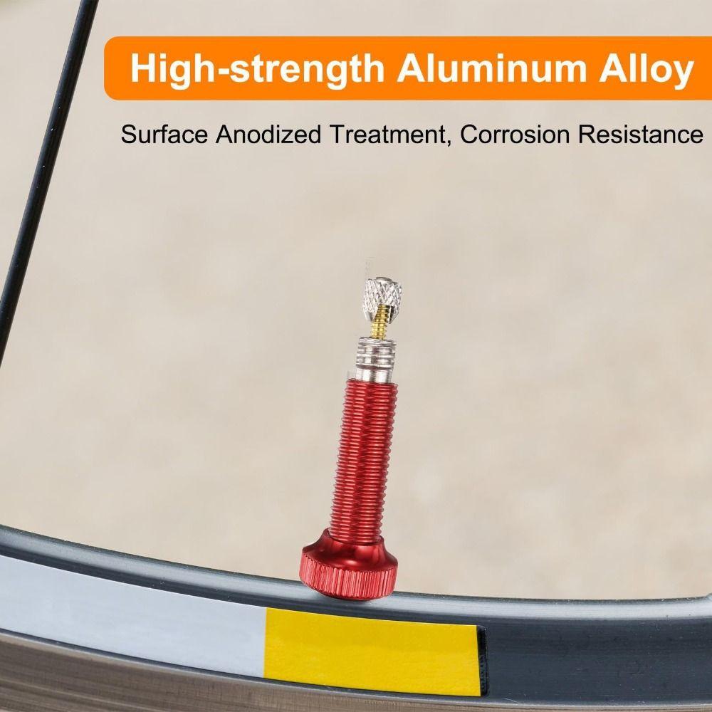 for Road Bike MTB Bicycle Accessories Tubeless Air Valve Valve Stem Vacuum Nozzle Valve Nozzle