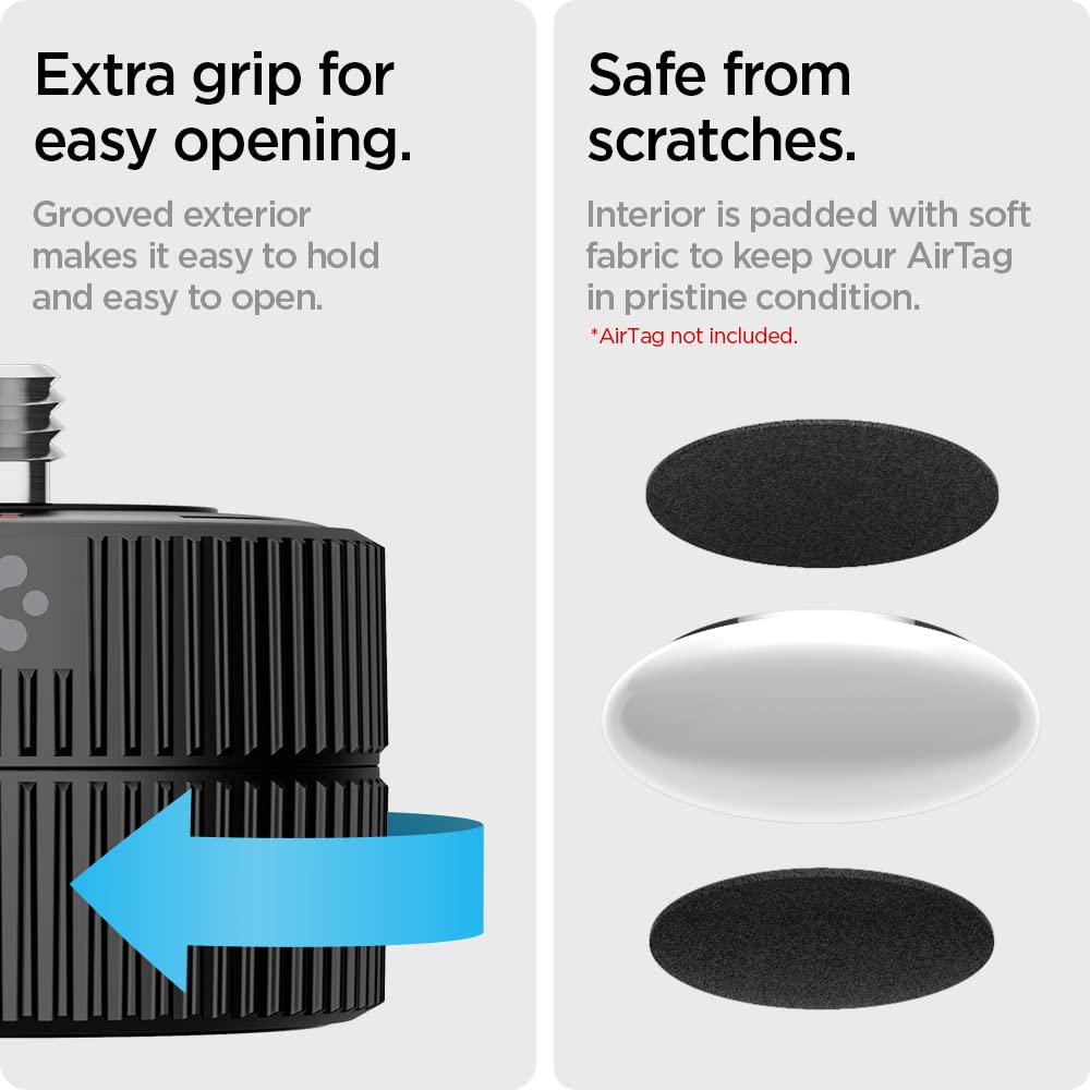 Spigen Camera Adapter Mount for Nikon Canon GoPro Hero GoPro Hero GoPro Hero GoPro Hero DJI DJI Pocket and DJI Action 2 Cameras AHP04759 AirTag, DSLR,