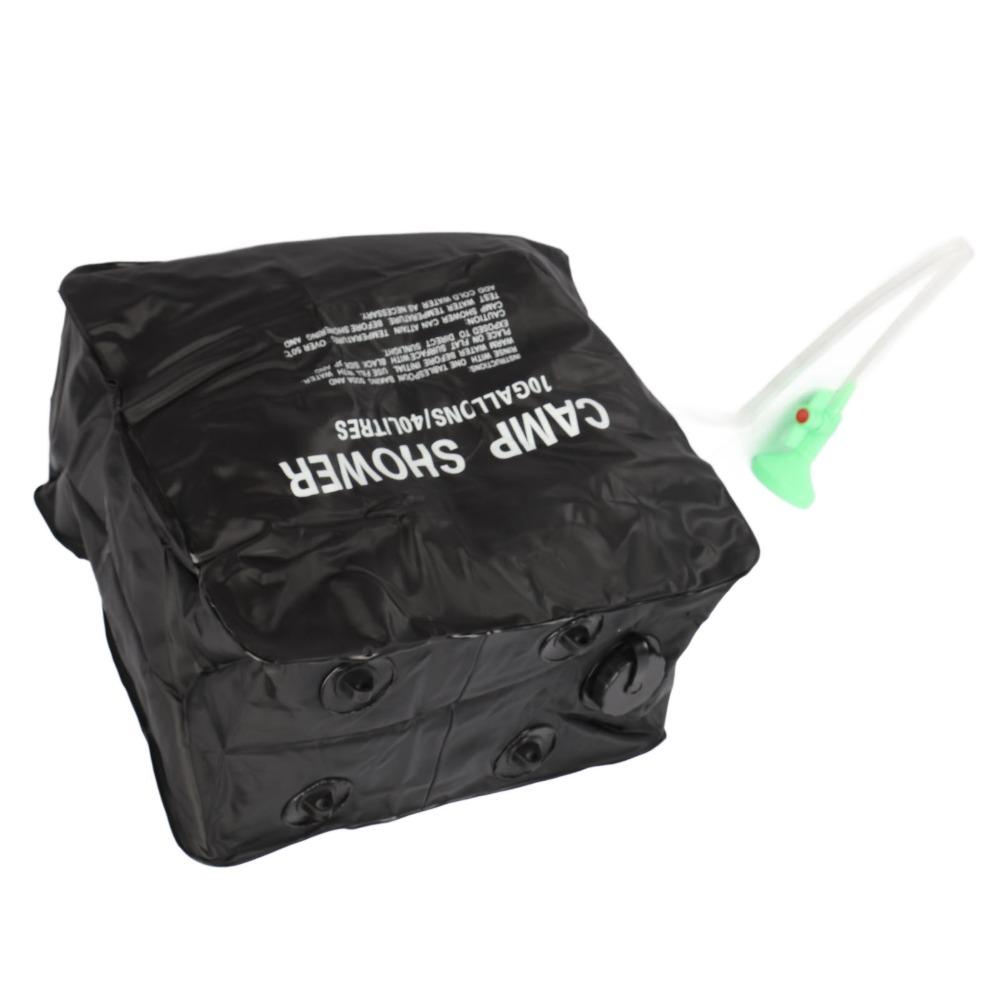 Bolsa de Ducha Solar para Camping Desmontable Bolsa de Agua Calentada Solar de PVC Bolsa de Ducha Solar Duradera Uso en el Jardín