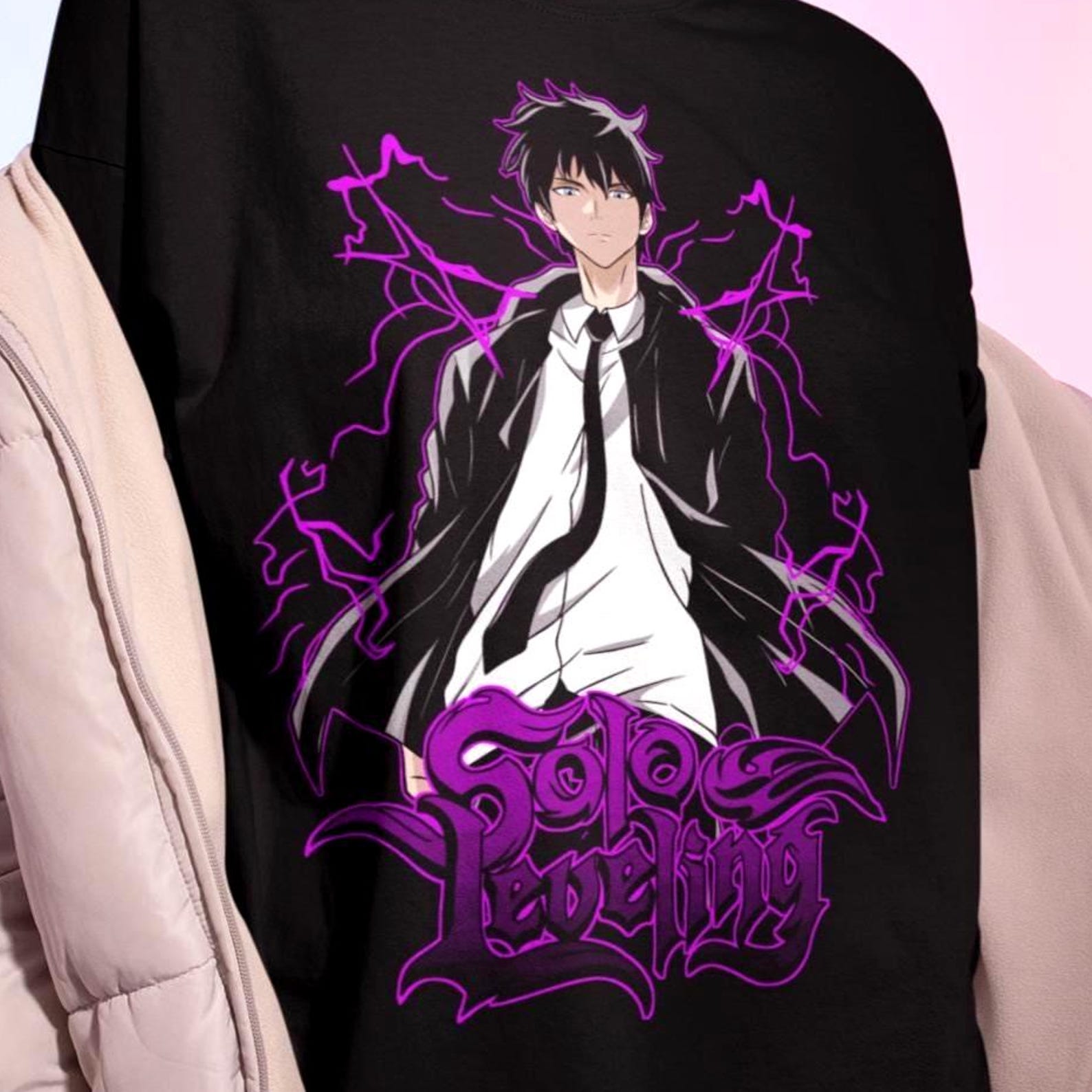 Sung Jin-Woo Shirt -Manga Tshirt,Jin Woo Anime T-shirt,Otaku Apparel S