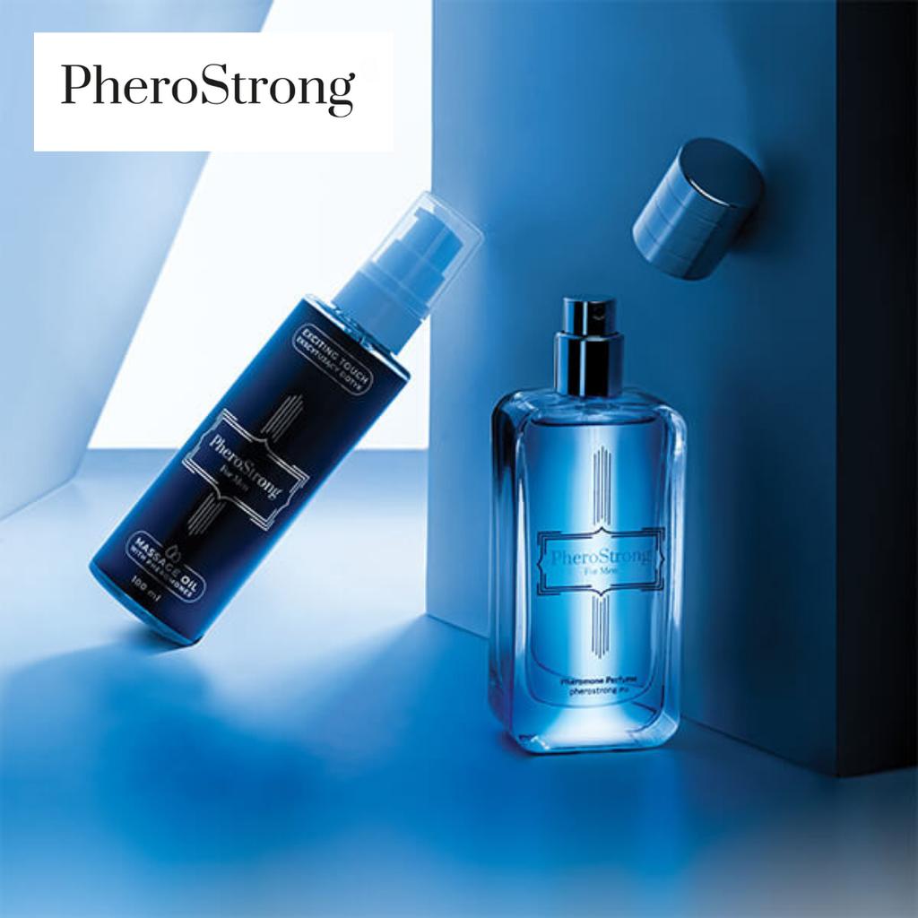 PheroStrong for Men Masážní olej - Excite Women s feromony - 100 ml