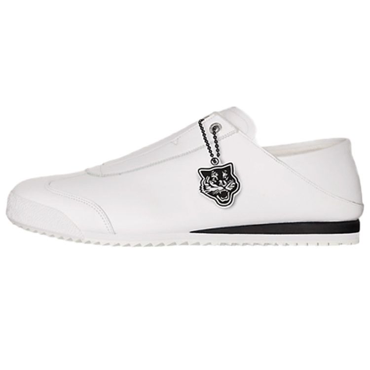 Onitsuka Tiger Mexico 66 Paraty Leather Comfortable Simple Waterproof Low-Top Lifestyle Shoes Unisex sneaker White Black 1183B498-100