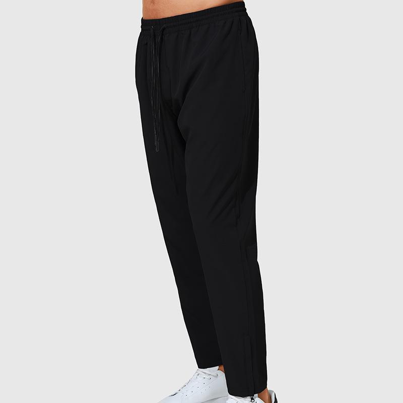 

Мужские быстросохнущие эластичные спортивные брюки - Дышащие, Влагоотводящие, Повседневные летние фитнес-брюки для бега 2XL (180-200 lbs)