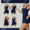 Womens Athletic Skort With Built-in Shorts Breathable 4-Way Stretch Pleated Tennis Skirt Gym Workout Running
