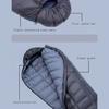 Sac de dormit din puf de gâscă Sac de dormit de iarnă Puf de iarnă Sac de dormit de iarnă Goose