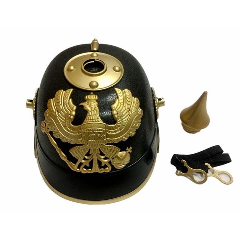 1PC Hüte Deutsch Preußischen Kunststoff Helm Retro Helme Tragbare Maske Dekorative Cosplay Prop Jungen Geschenke