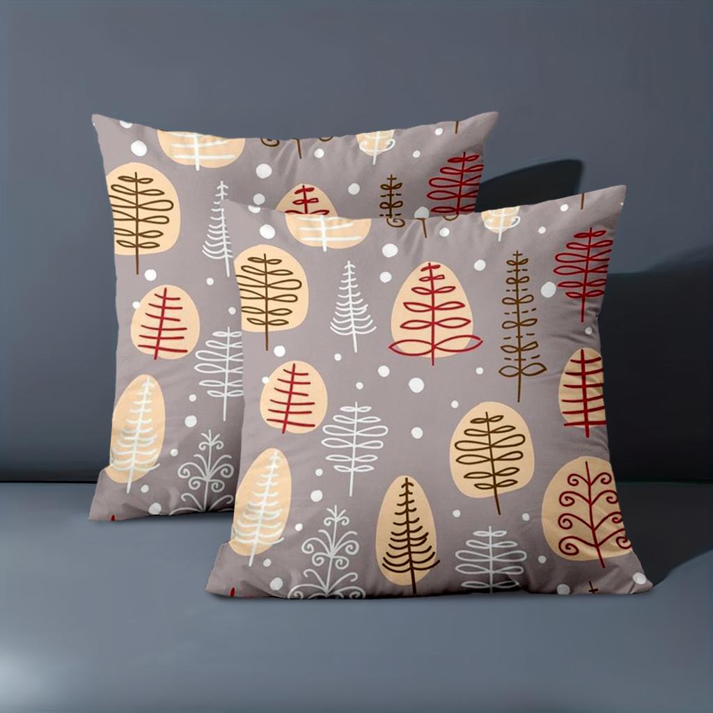 1 Pieces Cute Tree Pattern Throw Pillow for Home Decor Polyester pillowcase, sofa decorative cushion cov Headboard Pillow