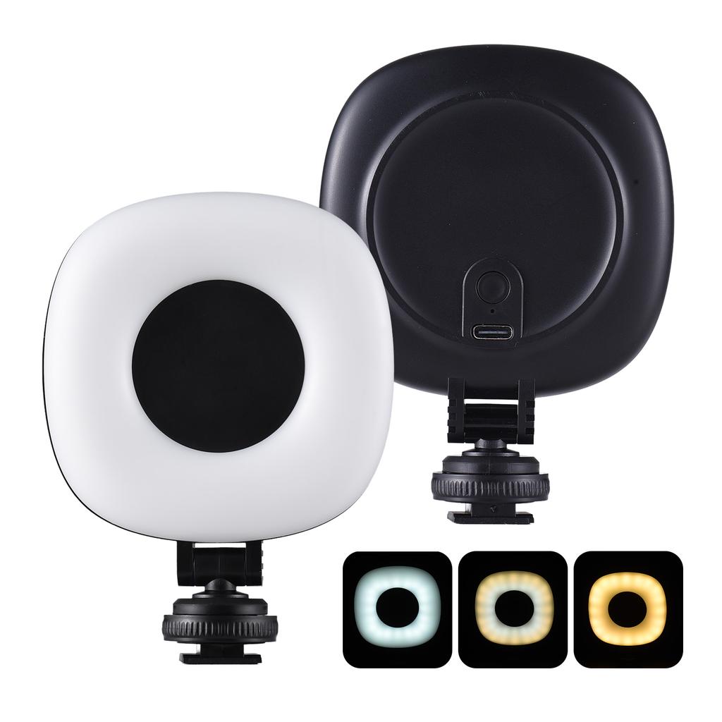 2 Pack Pocket LED Video Light Camera Light Photography LED Fill Light 3 Lighting Modes 3 Levels Brightness Built in