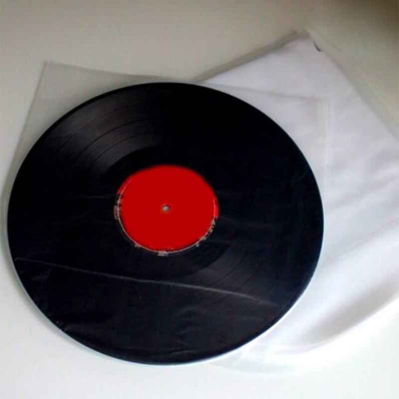 Buste in Vinile Antistatiche in Plastica Polietilene per Dischi LP 17,7x19,6 Pollici Coperture Protettive Mantenendo