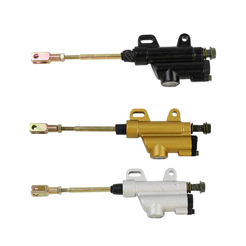 LINGQI RACING Motorcycle Foot Hydraulic Rear Brake Master Cylinder Pump For 110cc 125cc 150cc 250cc Dirt Pit Bike ATV Off Road