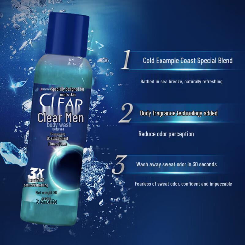 

Clear Men Deep Sea Shower Gel & Oil Control Hair Travel Pack