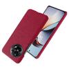 Cloth Texture Smartphone Cover for OnePlus 11R 5G/Ace 2 5G,Solid Color Hard PC+Cloth Anti-scratch Case