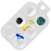 Foldable Art Bucket with Brush Washer and Palette for Gouache & Watercolor