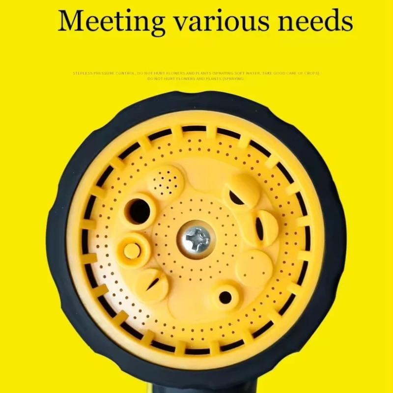 1 Pack tragbare multifunktionale Hochdruckreiniger-Pistole 10 Modi Gartensprenger Schwere Hochdruck-Wasserpistole Bewässerung Gartenbewässerung