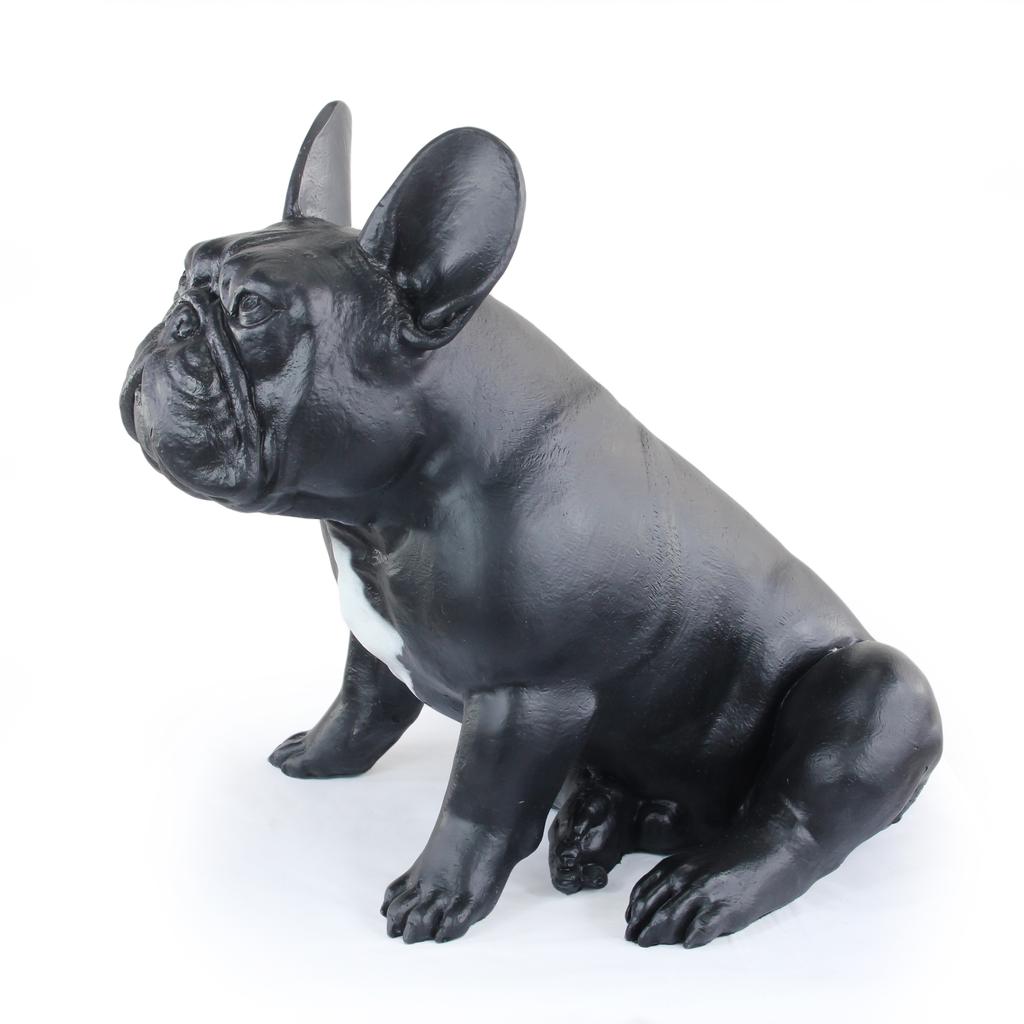 Buldog Francuski Iii - Statuetka Psa W Naturalnym Rozmiarze, Figura W Skali 1:1, Posąg Do Ogrodu Marki Art-Dog