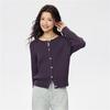 Giordano Women's Anti-Pilling Combed Cotton Round Neck Cable Knit Sweater