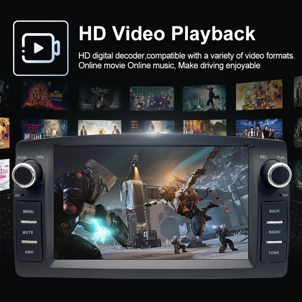 Car Video Player for Toyota Corolla E120 BYD F3 2000-2006 GPS Navigation Built-in Dsp Carplay Autoradio Android Head Unit