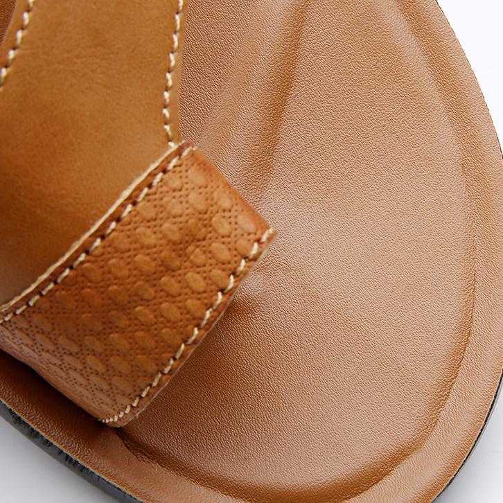 Men Sandals Summer Non Slip Breathable Lightweight Soft Sole Beach Shoes Comfortable Clip Toe Slip on Slippers