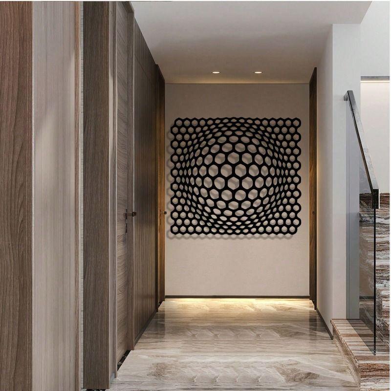 Metal Wall Decor Art Panel Modern Home Interior Ornament