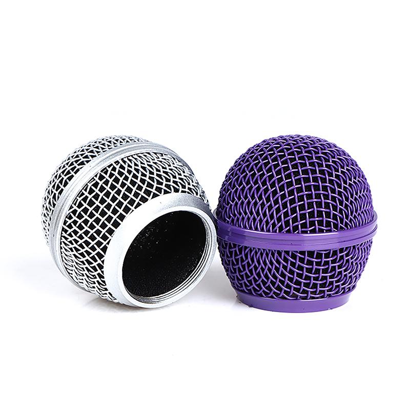 1ks Pro Shure Sm58 Bezdrátový Mikrofon Náhradní Kovová Mřížka Mikrofonu Výměna Profesionální Párty Mikrofon Hlava Díl