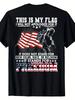 Das ist meine Flagge, ich werde mich nicht entschuldigen Grafik-T-Shirt - Patriotisches Freiheits-T-Shirt