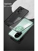 Honor 400pro Metal Frame Phone Case: Snap-Button, Frosted Back, Protective Mirror.