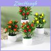 Artificial Plant Decoration With Plastic Craft For Home Office Decor