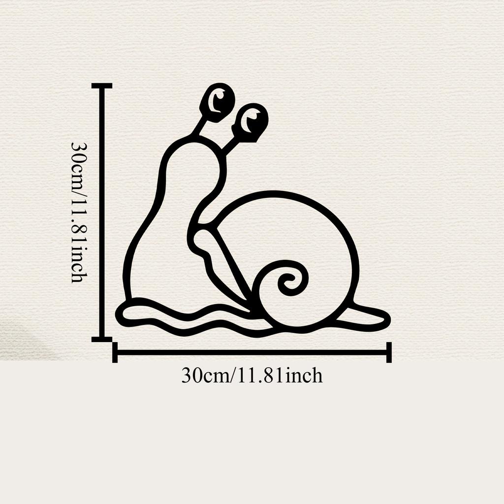 1pc Cute Snail Iron Wall Art Metal Garden Decor Outdoor Yard Fence Mural Holiday Gift