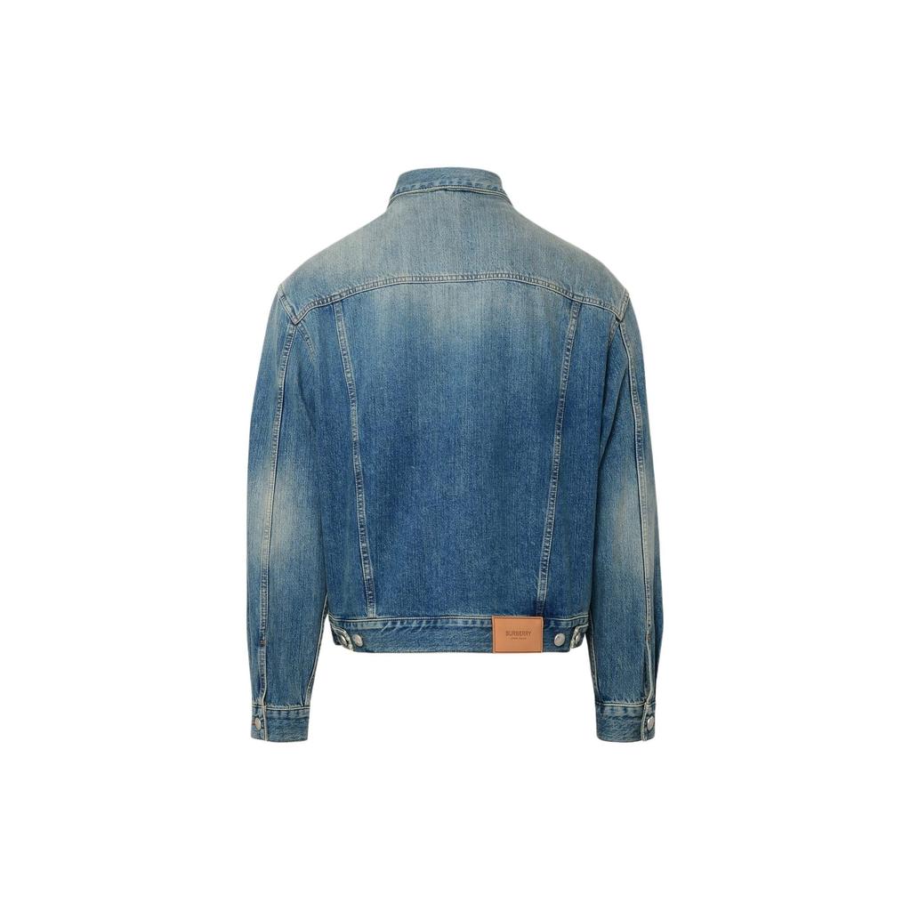 Burberry Denim Jacket Men's Blue 80715441