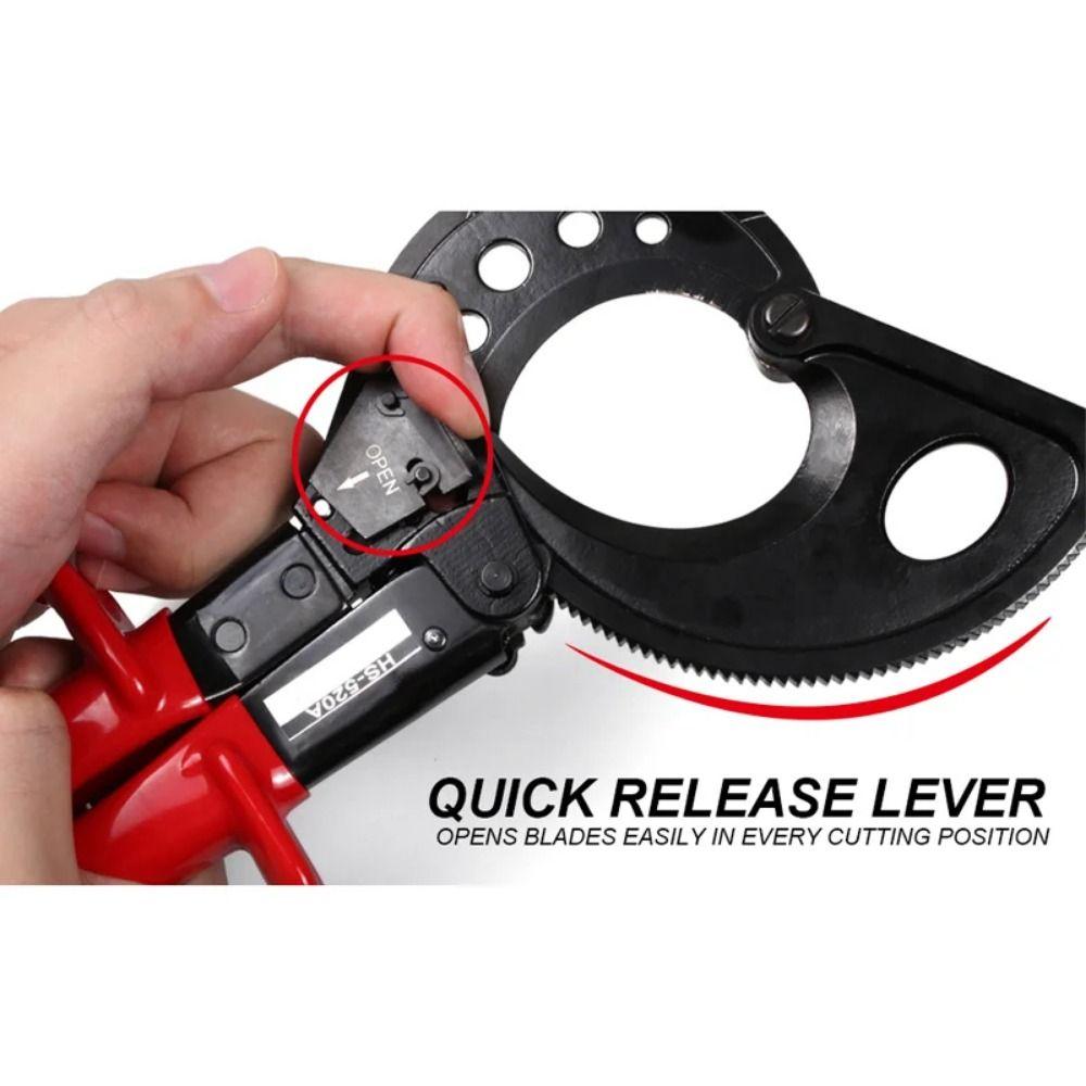 High-carbon Steel Ratchet Cable Cutter Heavy Duty Cable Cutter  Mechanical Electrician