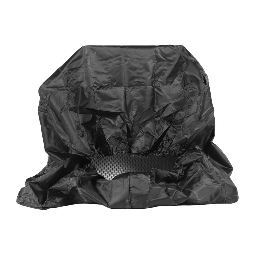 Abdeckung für Außenpoolheizung Wasserdicht Winter Schwimmbad Wärmepumpenabdeckung 420D Oxford-Gewebe Silberbeschichtet Schwarz