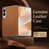 Carcasă Magnetică de Lux 100% Piele Naturală pentru Samsung Galaxy Z Fold8 Z Fold 8 Ultra MagSafe Hinge Wireless Capac Spate din Piele de Vacă