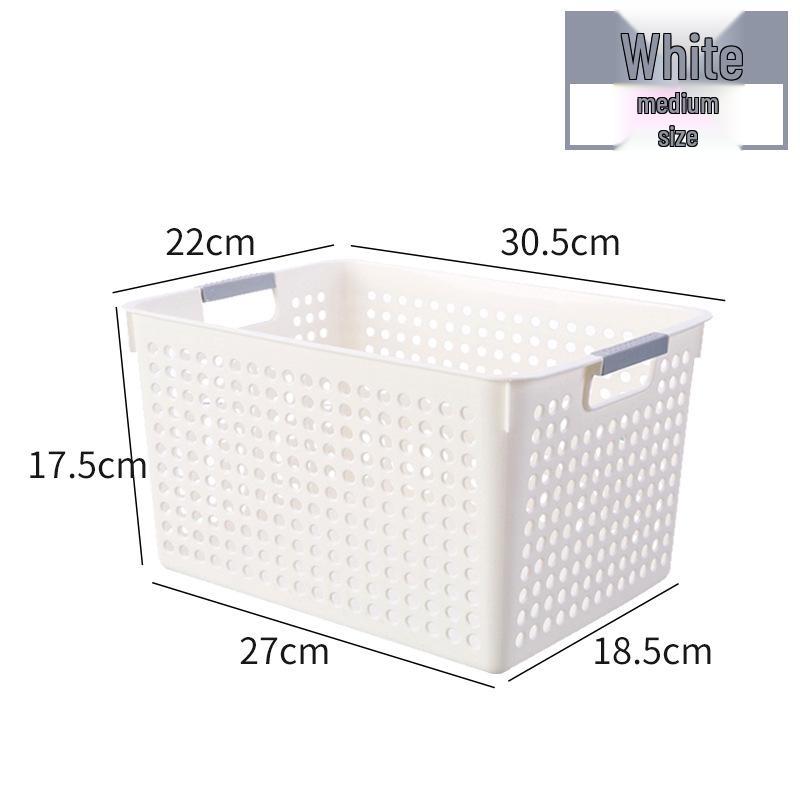 Miumi Kitchen & Desktop Plastic Storage Basket for Snacks & Fruits
