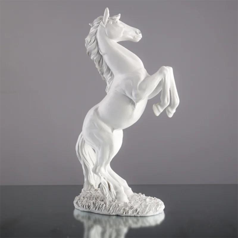 Home Decor Resin Horse Statue Living Room Crafts Decorative Ornaments Creative Home Horse To Successful Opening Lucky Gifts