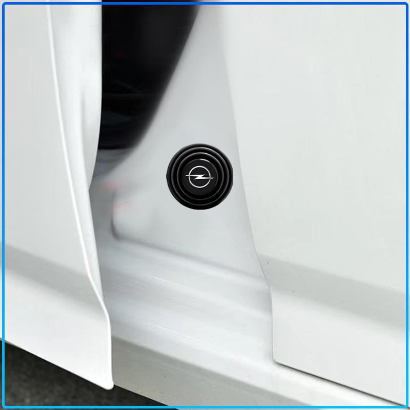 Car Silicone Door Shock Stickers Absorber Soundproof Buffer Pier Car Accessories For Opel crosa d astra h astra j zafira b mokkaastra vivaro astra g