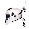 New model open-face motorcycle helmet with dual visors for men and women, full-face electric vehicle helmet