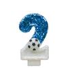Creative Football Birthday Candle for Cake Decoration, DIY World Cup Party, First Birthday Celebration
