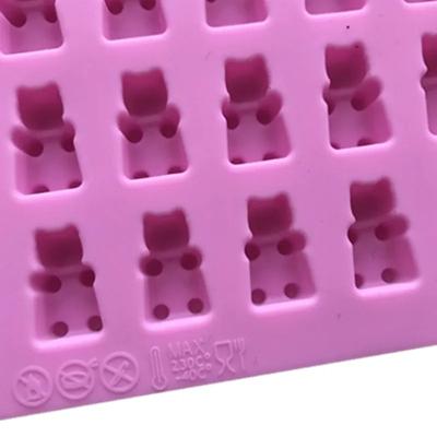 50 Fächer Silikonformen Gebäck Süßigkeitenform Reposteria Kreativ Gummibärchen Styling Tropfpipette Dekorierwerkzeuge Backen Backgeschirr Essen