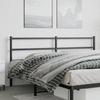 VidaXL Black Metal Headboard 180 Cm 355401