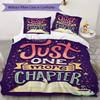 Gifts for Book Lovers Pattern Bedding,Quilt Set Quilt Cover Pillowcase Home Birthday Gift (1*duvet cover+2*pillowcase,without core)ZSJT0917119