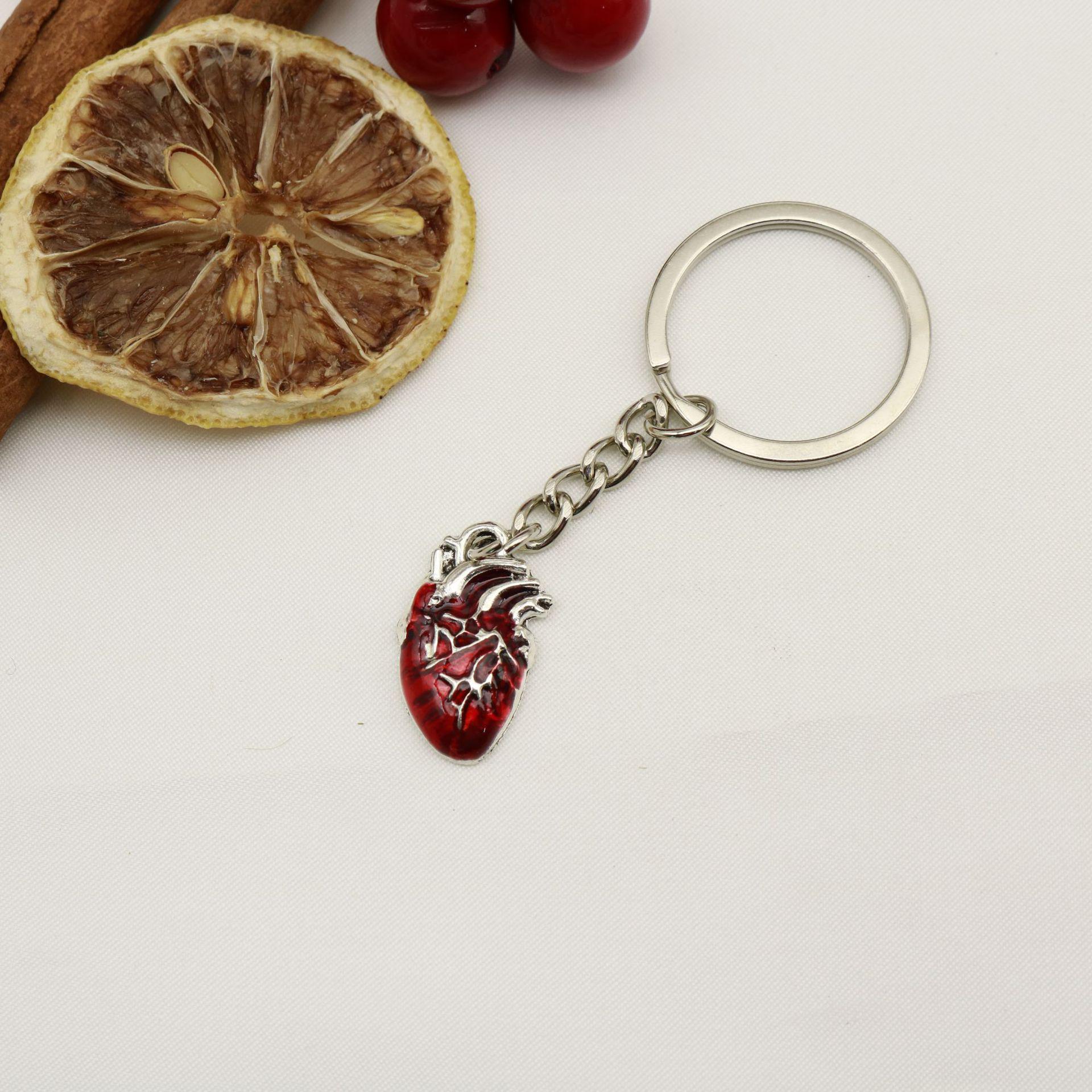 Simple Heart Keychain Pendant