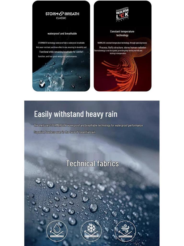 Casual Outdoor Hooded Windbreaker for Couples: Stylish, Three-Proof, Teen Mountaineering Jacket