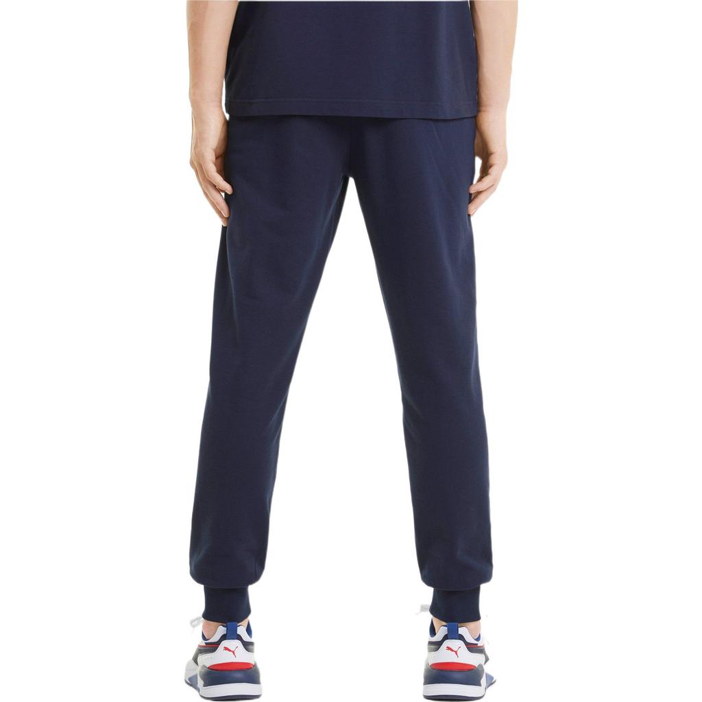 Puma Logo Print Tapered Sweatpants Men Bottoms Navy 588810-06