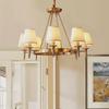 OEING Vintage Farmhouse 10-Light Chandelier with 3-Color LED