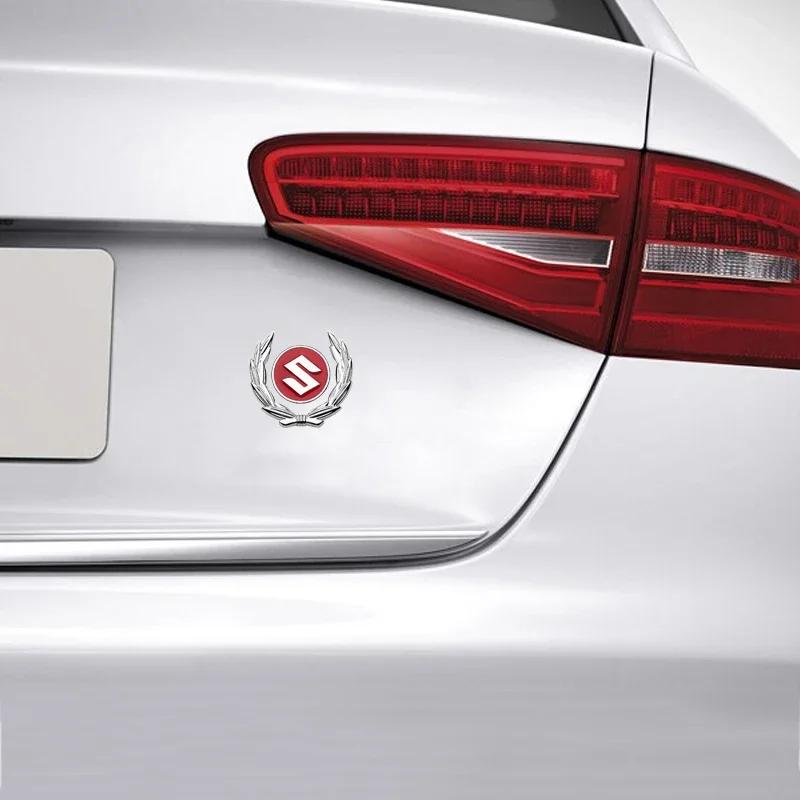 3D Sticker for Suzuki SX4 S Cross Swift Grand Vitara Jimny Samurai XL Alto Liana Ignis Emblem Car Side Rear Badge Decoration