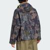 adidas Logo Camouflage Loose Fit Hooded Long Sleeve Jacket Men Jacket Olive-Green JD5417