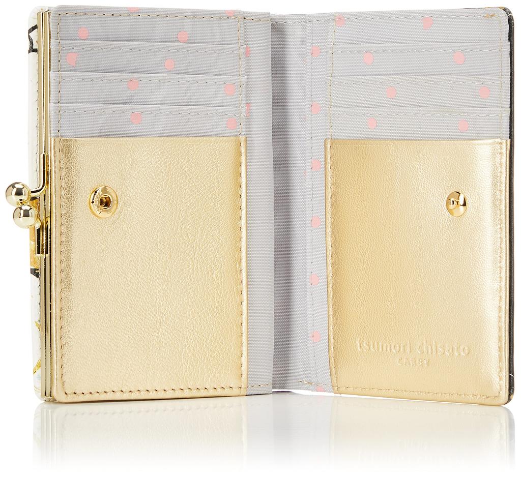 Tsumori Chisato Galaxy Panel Bifold Wallet, Black, Clasp Closure, Billfold